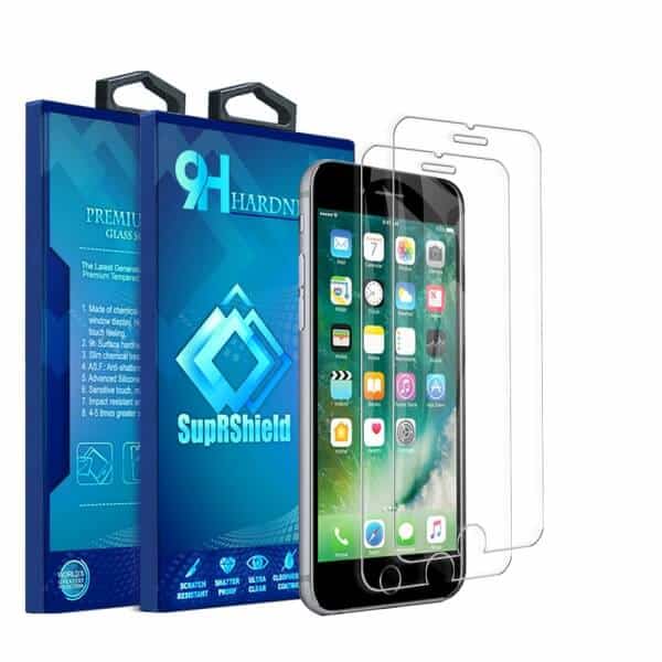 (2 Pack) Apple iPhone 8 Plus 7 Plus Tempered LCD Glass Screen Protector Film Guard (2 Pack) Apple iPhone 8 Plus 7 Plus Tempered LCD Glass Screen Protector Film Guard